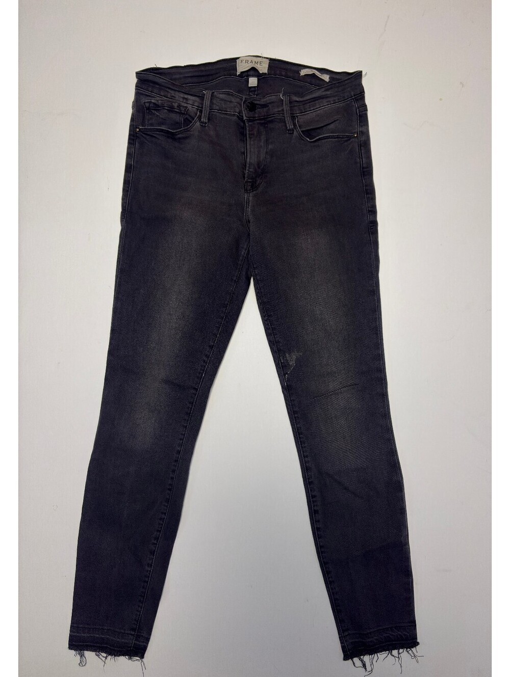 Frame dark gray skinny jeans